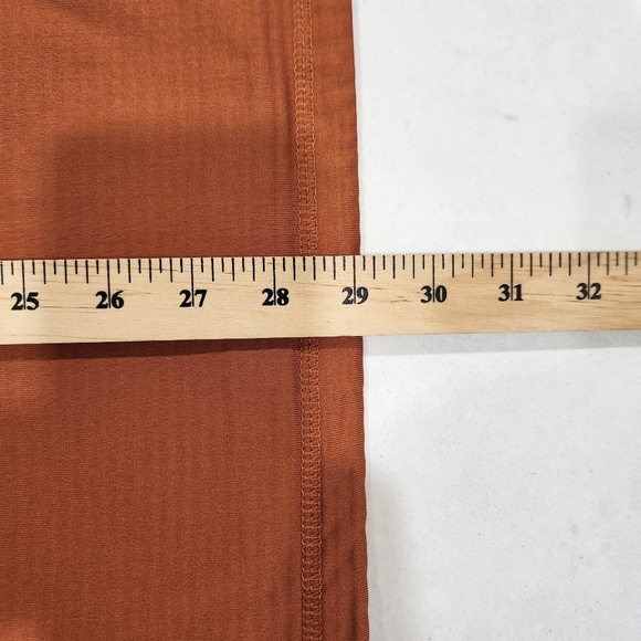 Orvis Mens Horseshoe Hills 1/4 Zip Top XL Orange Pullover Outdoor Hiking Stretch - Picture 12 of 13